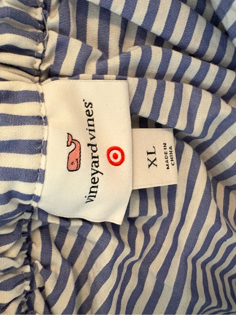 Vineyard Vines Blue and White Striped Midi Skirt - Picture 6 of 7
